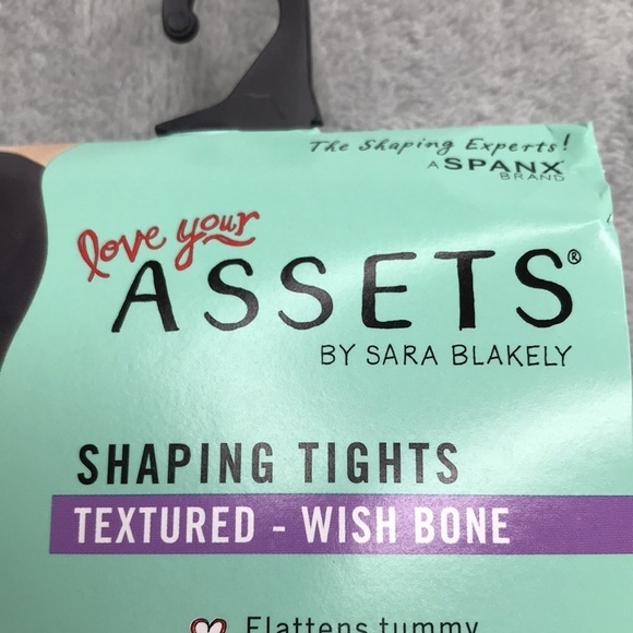 Assets By Sara Blakely 2 Pair of Shaping Tights in Black Size 2  New - Picture 6 of 10
